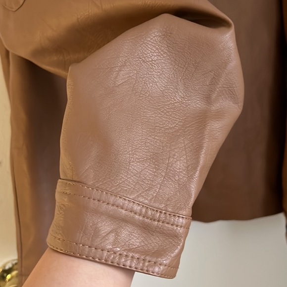 Faux Leather Jacket - Picture 9 of 10